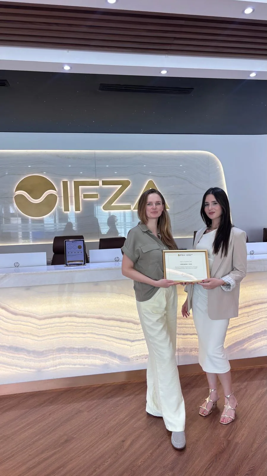 LorcaBase team meeting with IFZA in Dubai